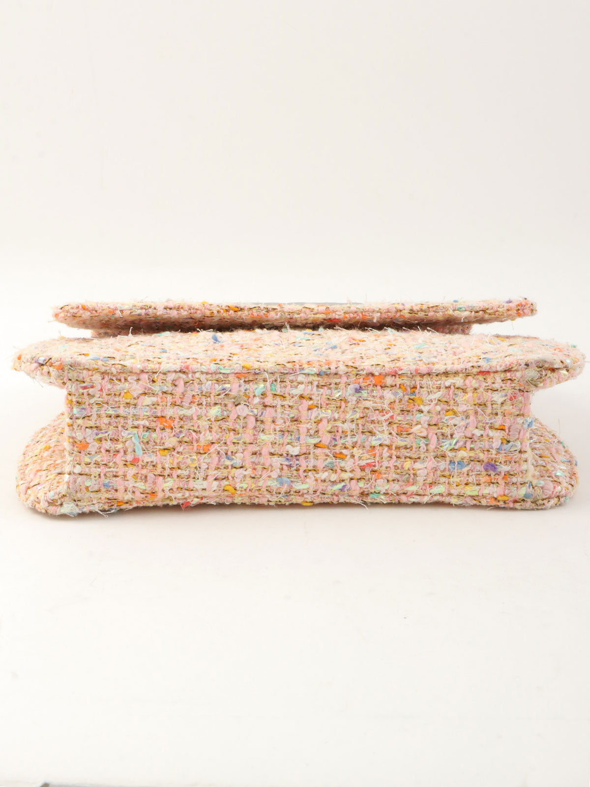 1997年頃製 ツイードCCマークチェーンハンドバッグ ピンク/マルチ