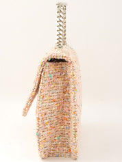 1997年頃製 ツイードCCマークチェーンハンドバッグ ピンク/マルチ