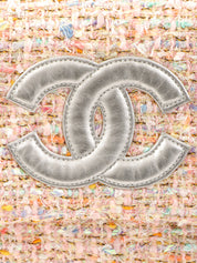 1997年頃製 ツイードCCマークチェーンハンドバッグ ピンク/マルチ