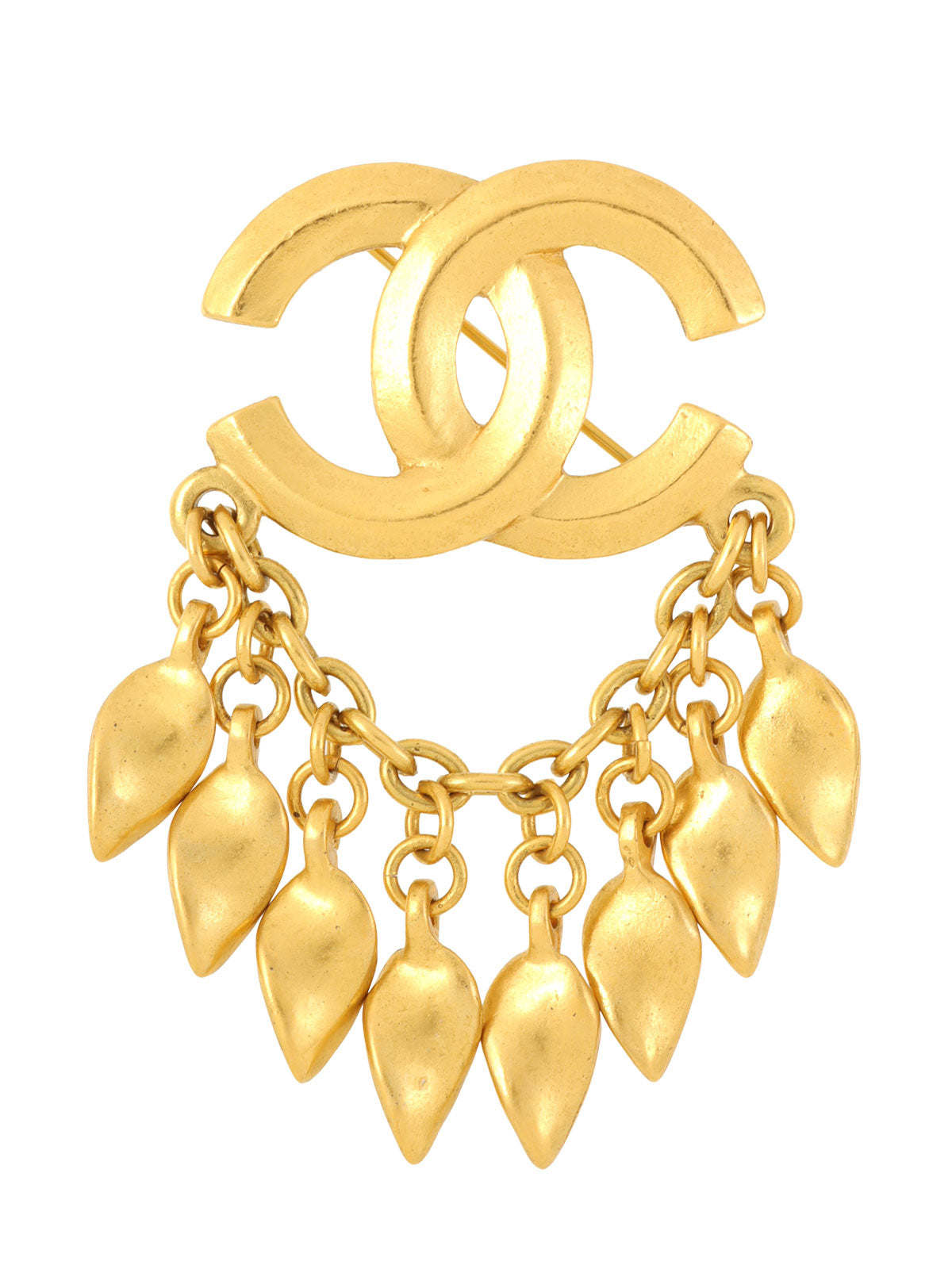 1996 CC Mark Swing Design Brooch Gold