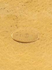 1994年製　ラウンドサンモチーフCCマークブローチ　ゴールド