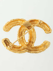 1993年製　デザインCCマークブローチ　ゴールド