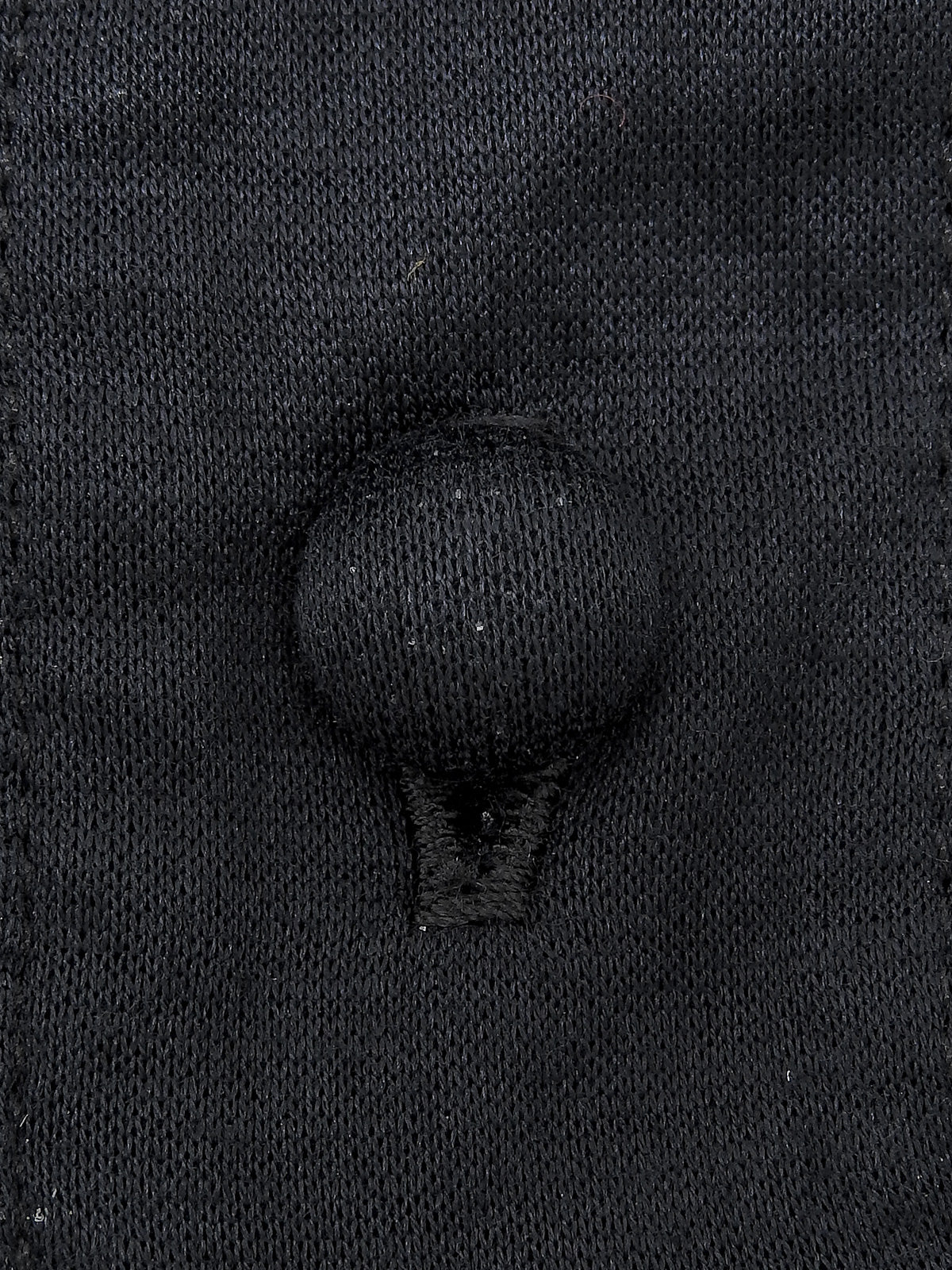Cotton sleeveless top in black
