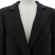 2007 Silk CC Mark Button Jacket #42 Black