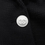 2007 Silk CC Mark Button Jacket #42 Black