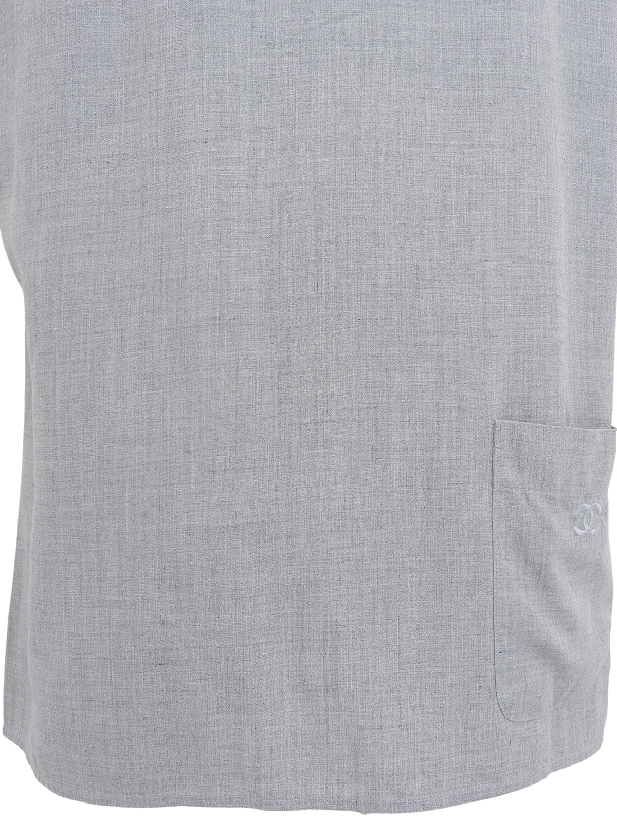 1999年製 CCステッチノースリーブシャツ グレー