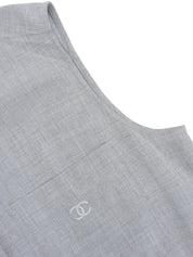 1999年製　CCステッチノースリーブシャツ　グレー