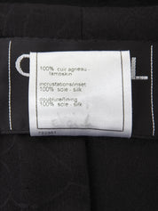 2005年製 スエードCCマークボタンジャケット ブラック