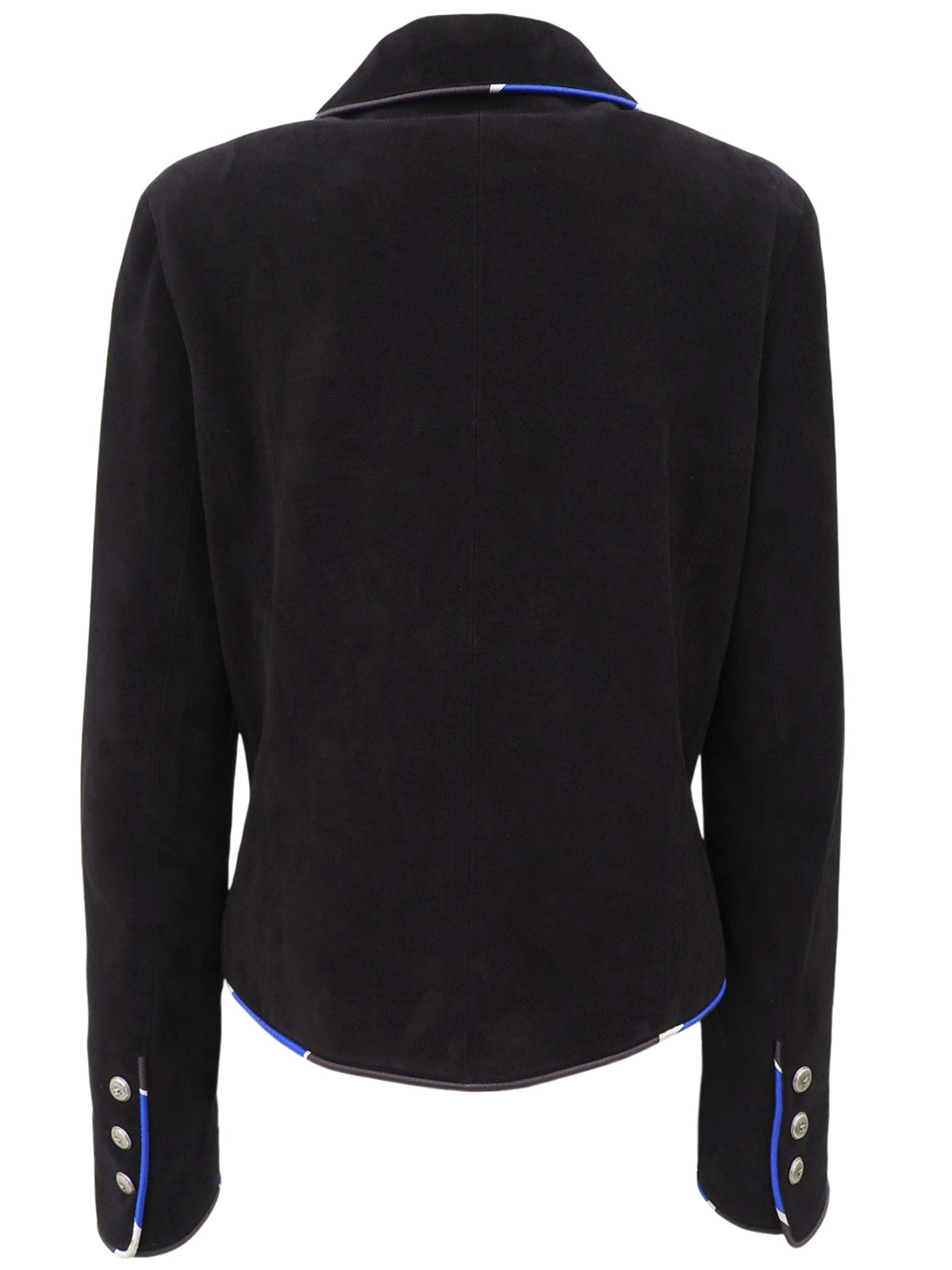 2005年製 スエードCCマークボタンジャケット ブラック