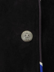 2005年製 スエードCCマークボタンジャケット ブラック