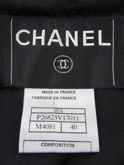 2005 Tweed CC Mark Button Jacket #40 Brown/Black/White