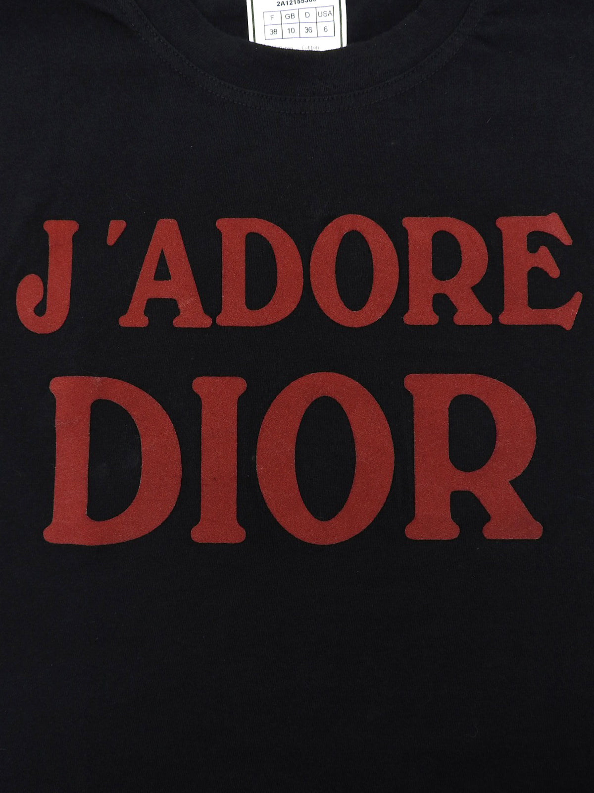 ロゴプリントノースリーブトップス ブラック