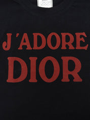 ロゴプリントノースリーブトップス ブラック