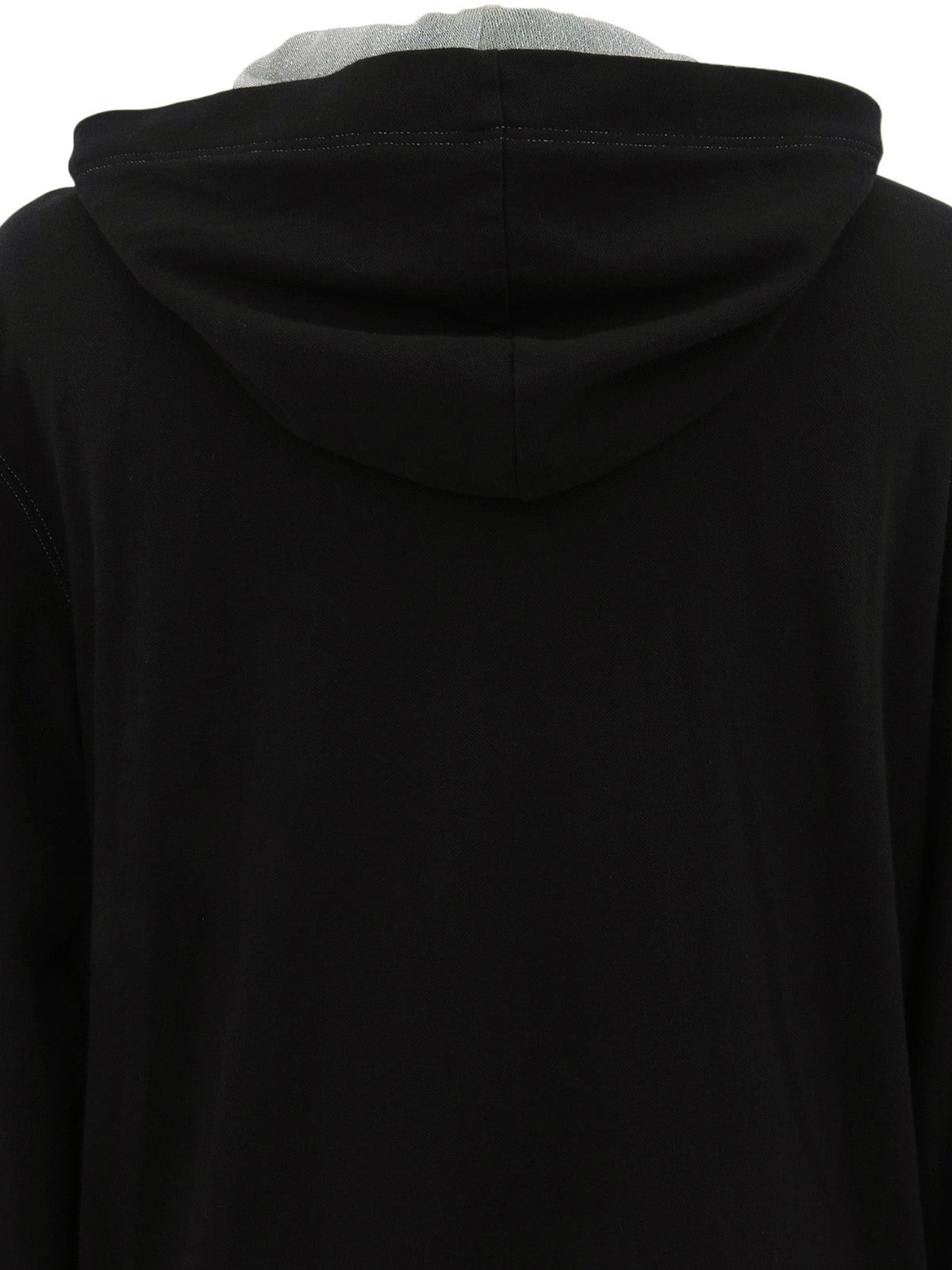 2006 Two-tone Square CC Mark Zip-Up Hoodie Black/Gray