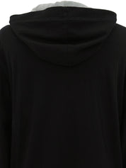 2006 Two-tone Square CC Mark Zip-Up Hoodie Black/Gray