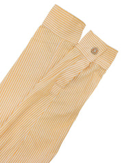Stripe Pattern Medusa Button Set in Orange