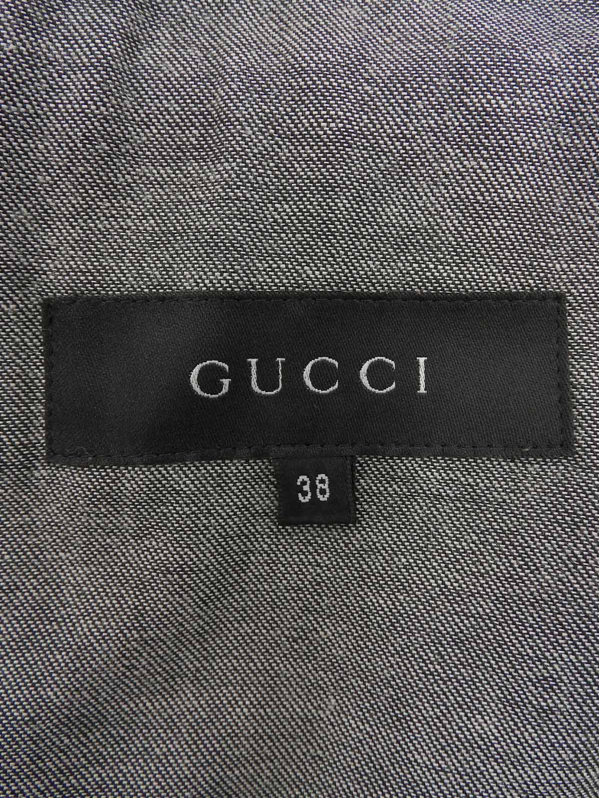 デニムロゴボタンジャケット ブラック