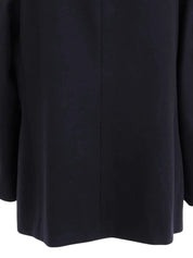 Navy Logo Emblem Embroidered Jacket