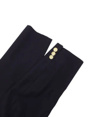 Navy Logo Emblem Embroidered Jacket