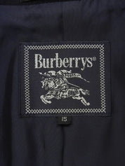 Navy Logo Emblem Embroidered Jacket