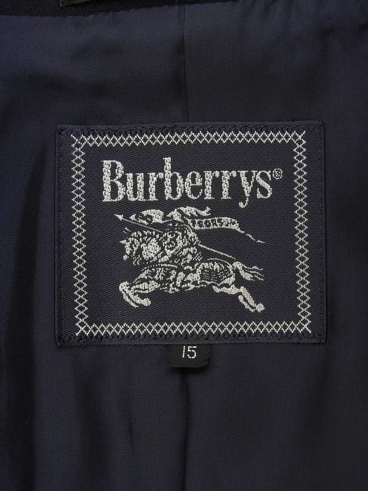 ロゴエンブレム刺繍ジャケット　ネイビー