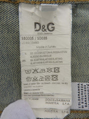 デニムロゴボタンジャケット ブルー