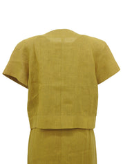 リネンセットアップ マスタード