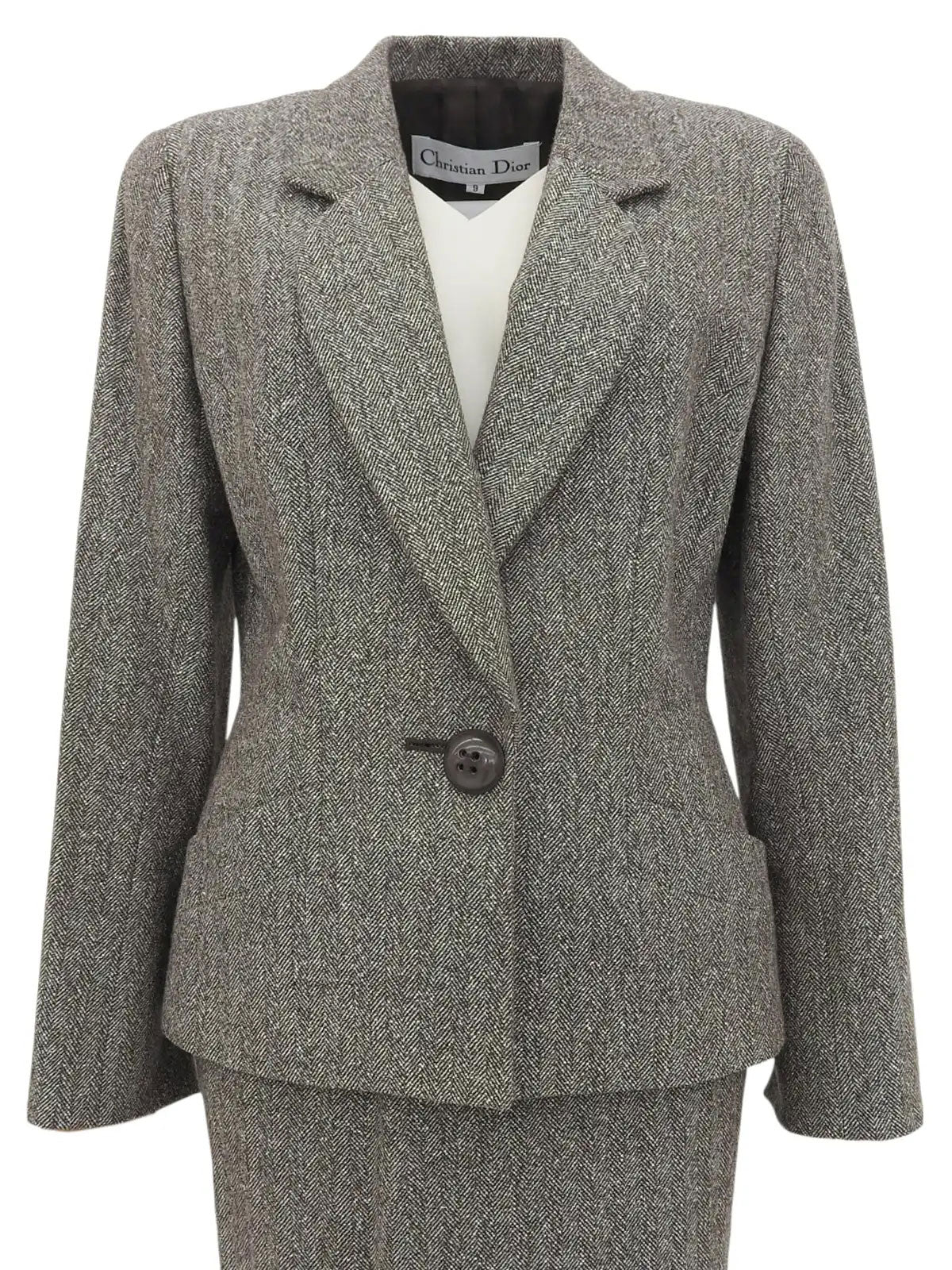 Herringbone Pattern Set Up Brown