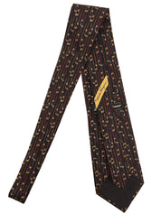 Golf Putter Pattern Tie Black/Multi