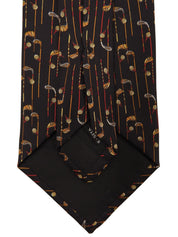 Golf Putter Pattern Tie Black/Multi