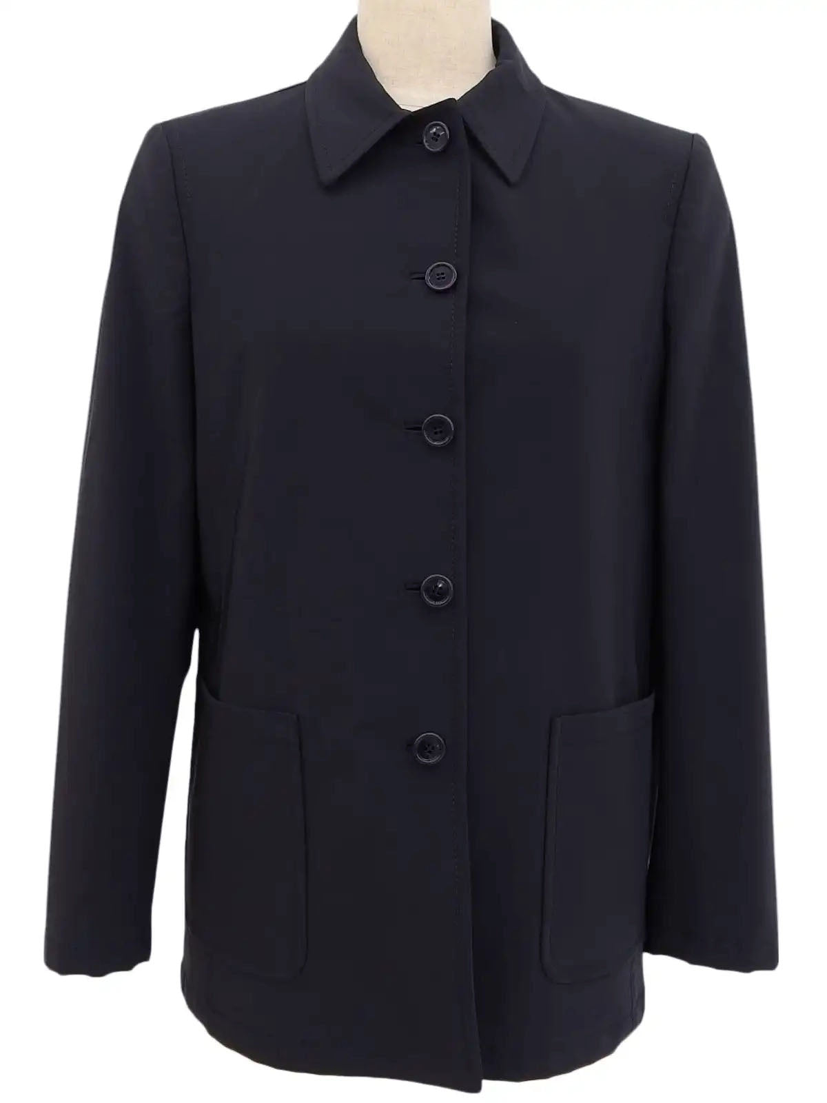 Single-breasted jacket in dark navy