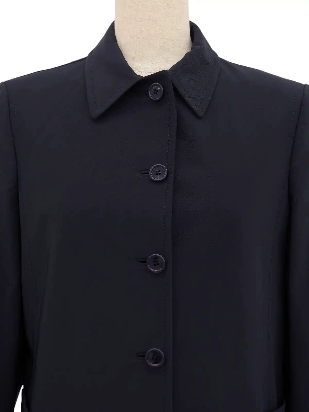 Single-breasted jacket in dark navy