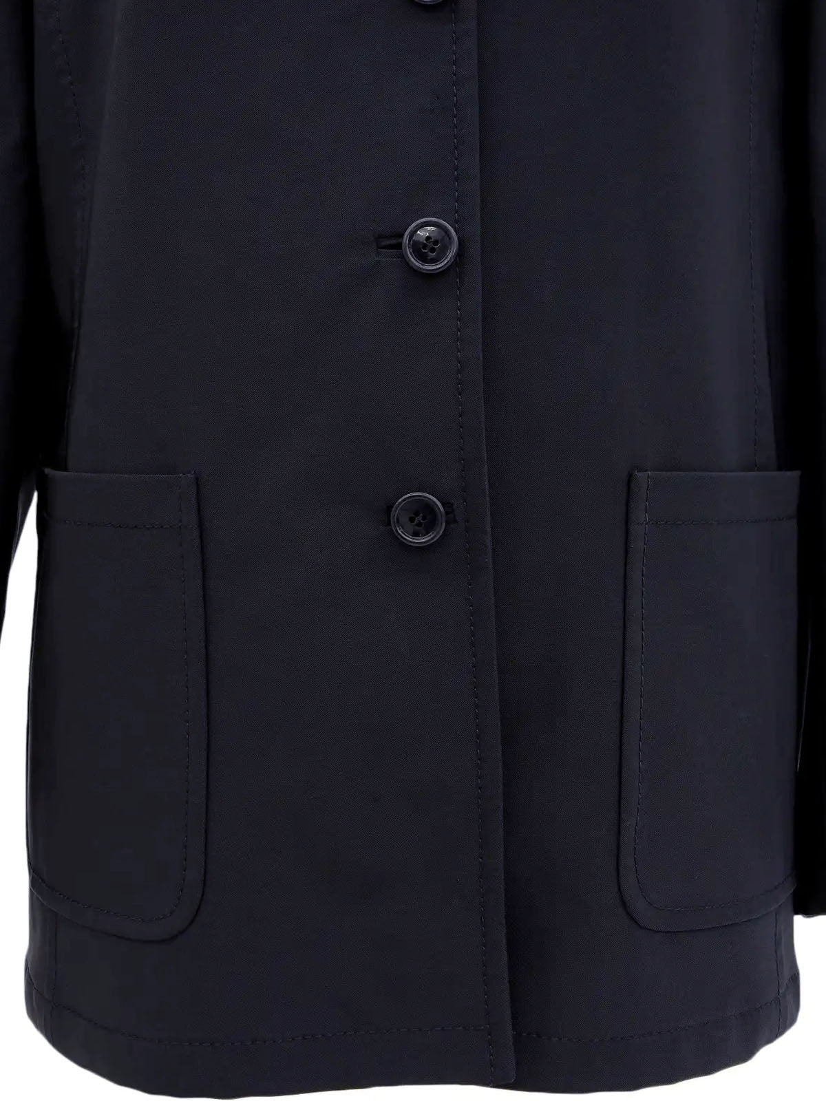 Single-breasted jacket in dark navy