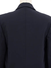 Single-breasted jacket in dark navy