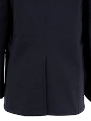 Single-breasted jacket in dark navy