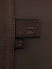 Italian collar jacket brown