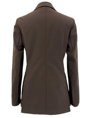 Italian collar jacket brown