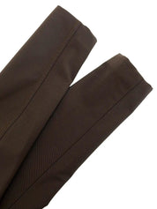 Italian collar jacket brown
