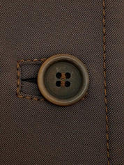 Italian collar jacket brown