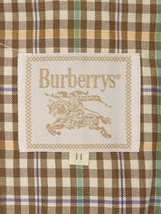 Cotton Check Pattern Set in Brown/Green