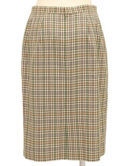 コットンチェックパターンセットアップ ブラウン/グリーン