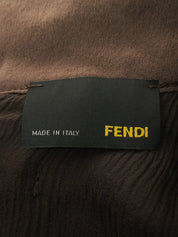 シルクデザインノースリーブシャツ　ブラウン