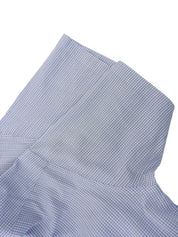 チェックパターンロゴ刺繍半袖シャツ ラベンダー/マルチ