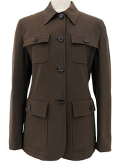 Brown nylon jacket