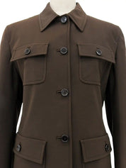 Brown nylon jacket