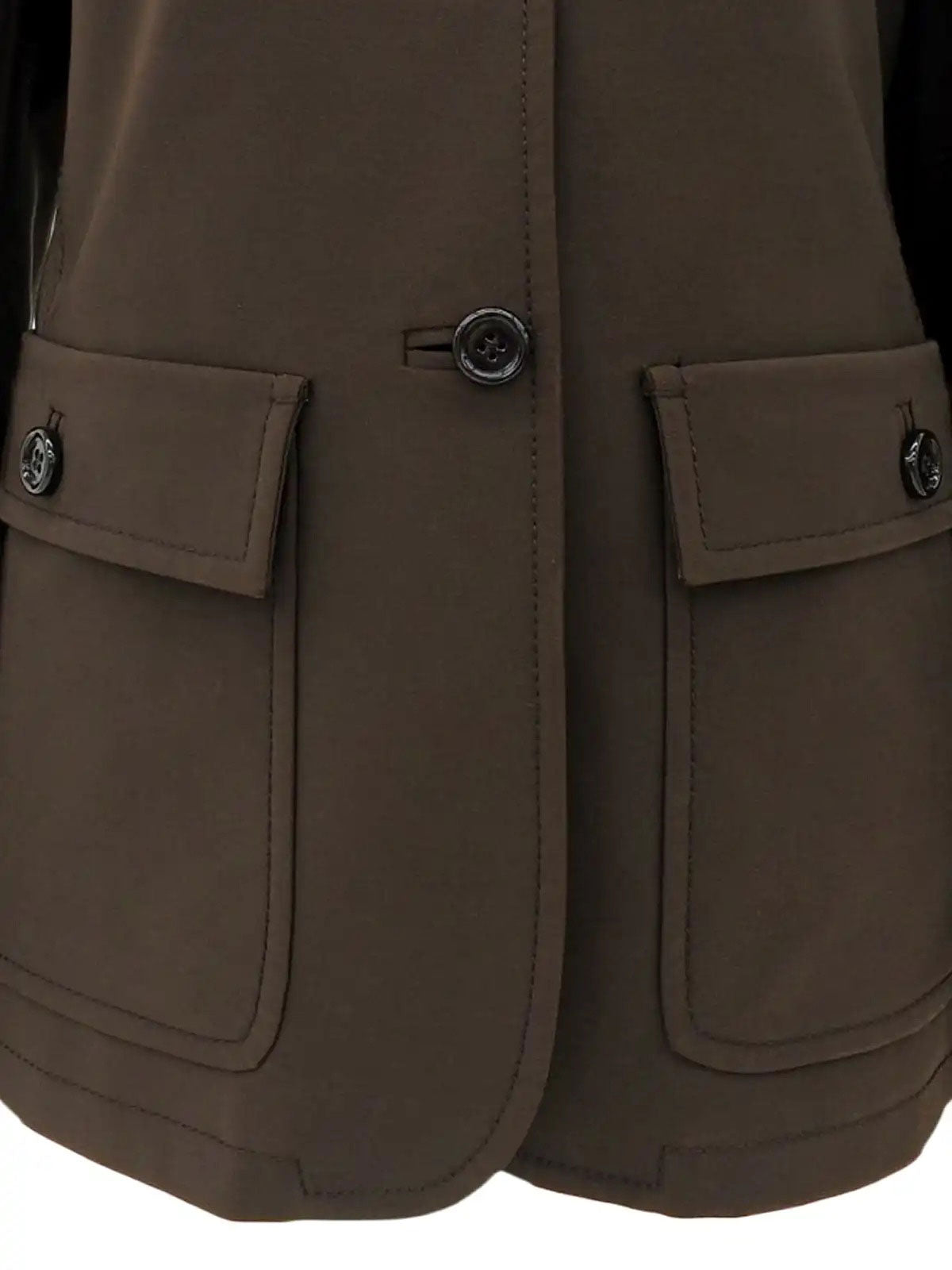 Brown nylon jacket