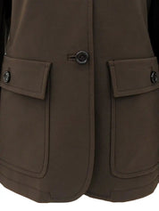 Brown nylon jacket