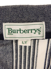 海军蓝/白色徽标刺绣条纹 Polo 衫