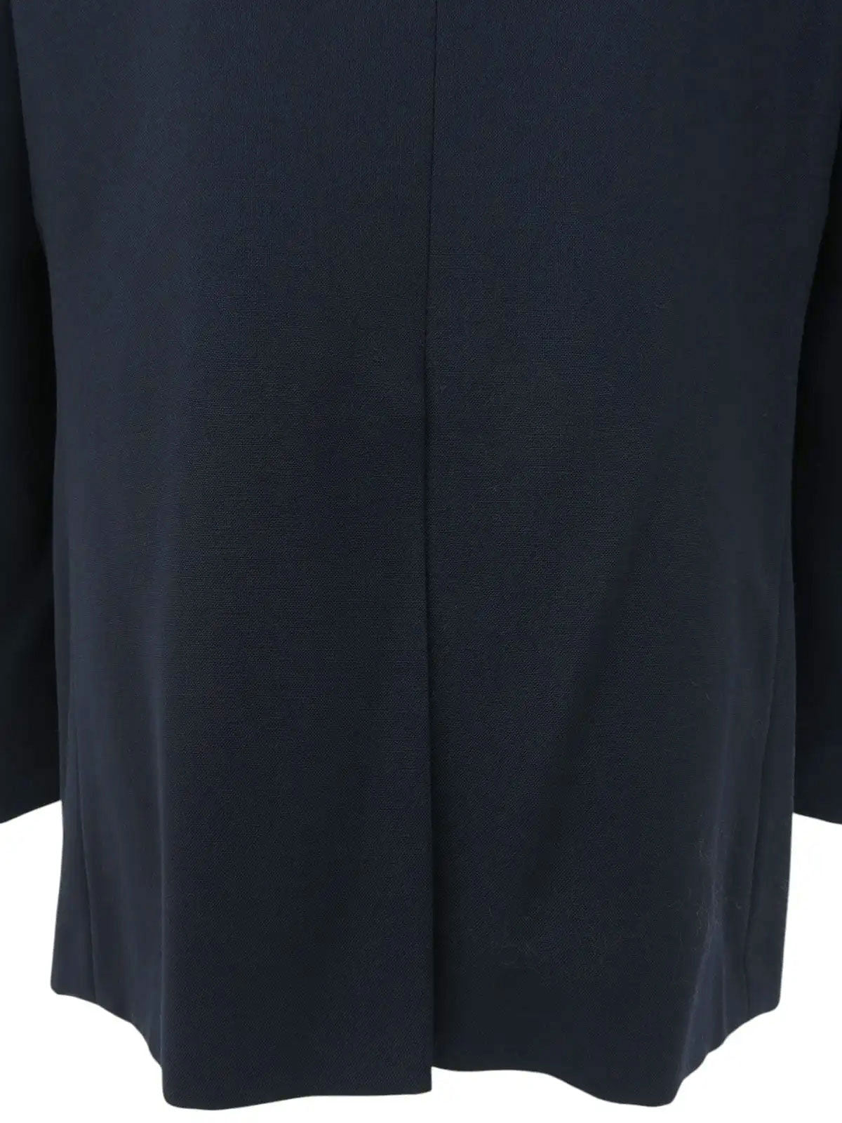 Navy logo button jacket
