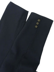 Navy logo button jacket